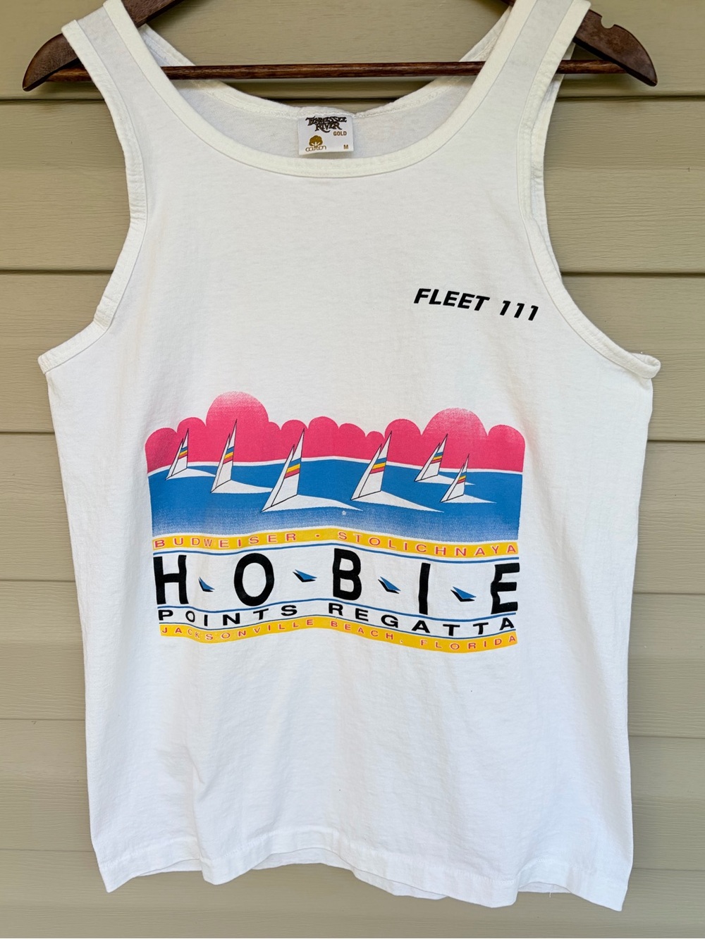 Vintage Hobie Points Regatta Tank Top Fleet 111 80’s 90’s Memorabilia Unisex